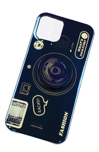 Funda + Sujetador Soporte Camara Vintage Compatible iPhone