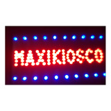 Cartel Led Maxi-kiosco Abierto 40 + O La Q` Quieras A Pedido