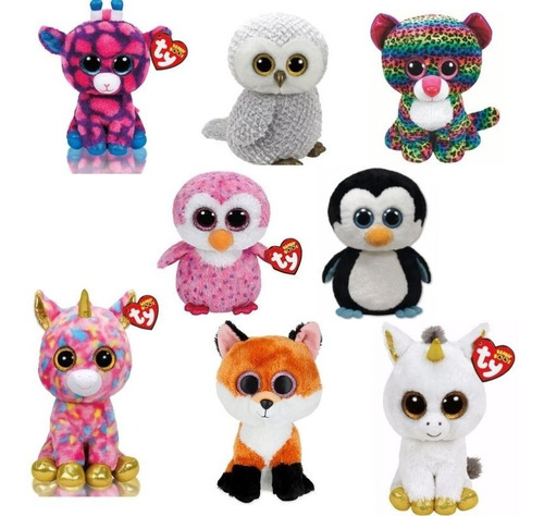 Peluche Ty 50 Cm Beanie Boos Animales - Original Wabro