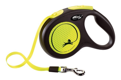 Correa Extensible Perros Grandes Flexi Neon L Cinta 5m 50kg