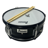 Redoblante Metalico Promate Snare Drum Black 14 ×5.5  D107sn