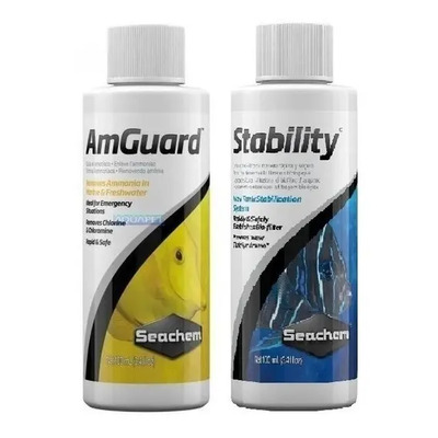 Seachem Kit Stability, Amguard 100ml | Parcelamento sem juros
