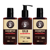 Produto Para Barba 2 Shampoo 1 Balm Barba De Macho 