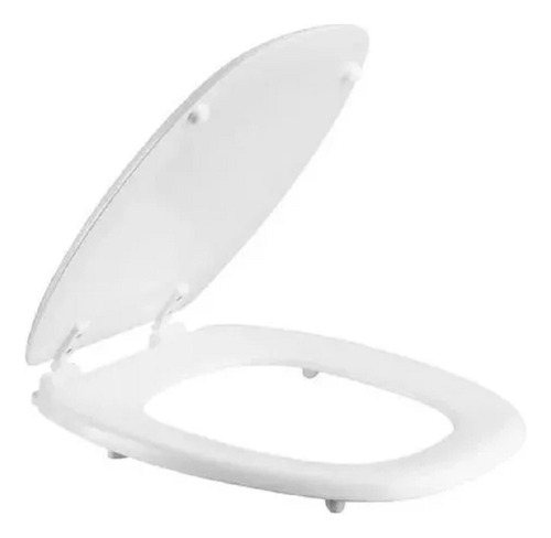 Asiento Inodoro Roca Monaco Herraje Nylon Mdf Laqueado Color Blanco