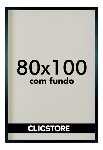 Moldura 80x100 Com Fundo Sem Vidro Quadro Foto Fotografia