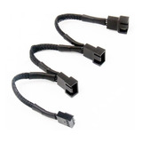 Cable Divisor Pwm Para 3 Cooler De 3 Y 4 Pines Nisuta