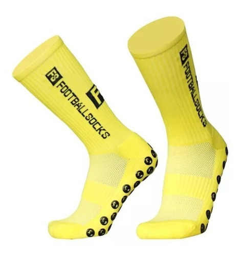 Calcetas Antideslizante Football Socks Amarillas (39-44)