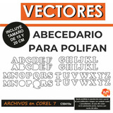 Vectores Abecedario Letras Polifan! C50419a