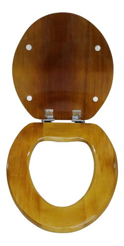 Asiento Y Tapa Inodoro Madera Acabado Cedro Ferrum Capea