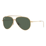 Gafas De Sol Aviator Reverse Arista Ray-ban Color Dorado - L