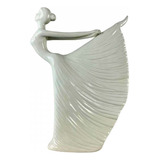 Figura Decorativa Modelo 440-031009 Bailarina Color Blanco