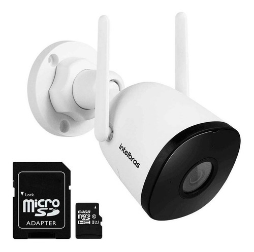 Câmera Inteligente Mibo Wi-fi Intelbras Full Hd Im5 Sc 64gb