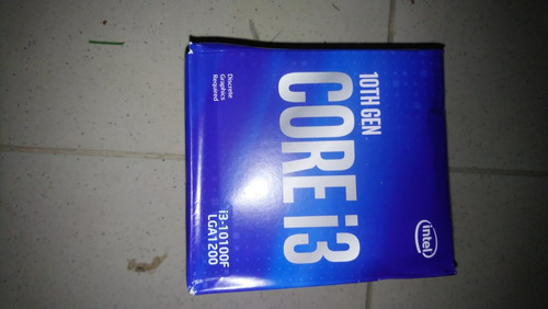 Processador Intel Core I3 10th Gen I3-10100f Lga1200