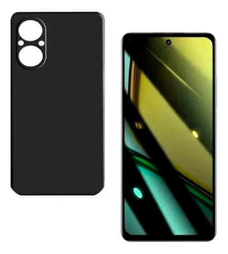 Capa Capinha + Película Privacidade De Vidro Para Realme C67