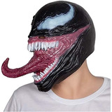Máscara Venom Látex Halloween Terror Cosplay