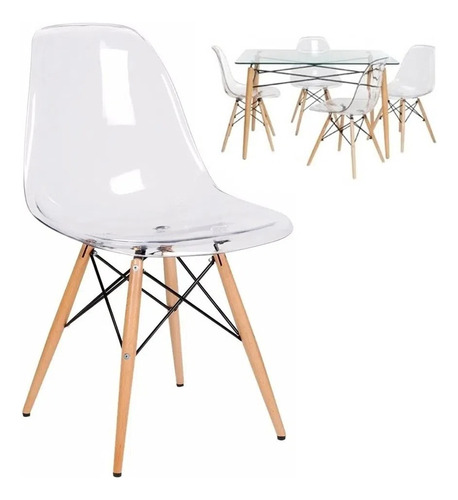 Pack De 4 Silla Eames