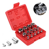 14 Piezas Anillo Interior Ciruela Socket Auto Repair Tool