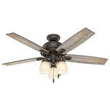 Hunter 53336 Casual Techo Donegan Onyx Bengala Ventilador Co