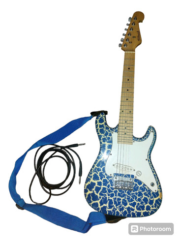 Guitarra Midland Stratocaster (niño) Funda, Cable Y Correa.