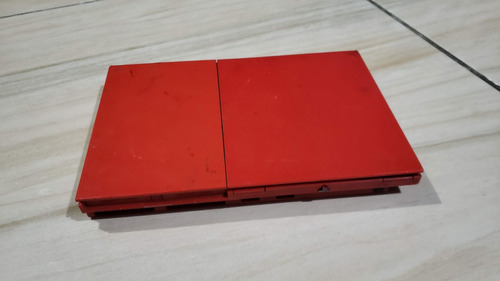 Playstation 2 Slim Scph-90006 Vermelho Com Defeito No Leitor E Só O Aparelho Sem Nada Pronto Pra O P L. F3
