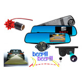 Espejo Retrovisor Dvr Sensor Y Camara De Reversa Logo Seat