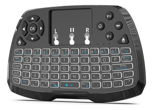 Mini Teclado Y Mouse (touchpad) Inalámbrico Recargable