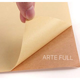 Kraft Adhesivo Imprimible A4  50 Hojas Etiquetas 