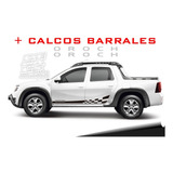 Calco Renault Duster Oroch Rc Juego + 2 Calcos Barrales