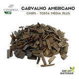 Carvalho Americano: Chips/ Lascas, Tosta Média (1kg)