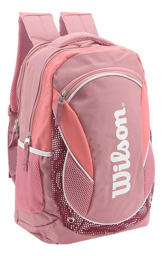 Mochila Wilson Mujer Urbana Deportes Gym Porta Notebook Color Rosa