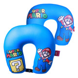 Almofada Pescoço Super Mario Micropérolas Oficial Nintendo