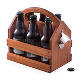 Destapador Bey Berk Caja De Cerveza De Madera Maciza Con Abr