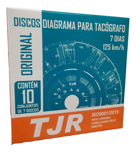 Disco Tacógrafo Tjr - 7 Días - 125km/h No vdo dml