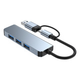 Usb 3.0 Hub Usb-c Converter Station Adapter Data Portable