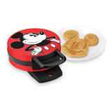 Maquina De Wafles Waflera En Forma De Mickey Mause Disney Color Rojo