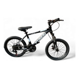 Bicicleta Fusion Kosmos Rin 20 Acero Mtb Niños Suspension