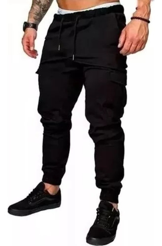 Pantalón Jogger Cargo Elastizado - Hombre 