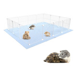 Cercado Gaiola Pequenos Pet 90x120cm Filhotes Hamster Soft