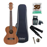 Ukulele Kalani Acustico Tenor Kal 220 Ts Nt Sapel Tribes+kit