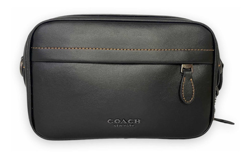 Mariconera Sobaquera Coach Graham. Negra, Original.