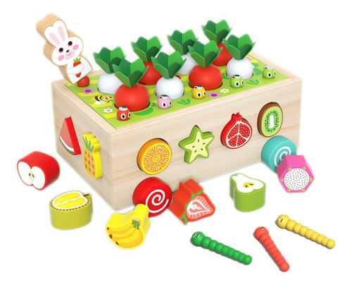 Juguete Didáctico Montessori De Madera Para Niños 2 A 4 Años
