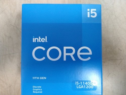 Caixa Para Processador Intel Core I5 11th Gen Completa