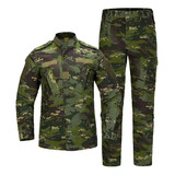 I Camuflaje Militar Uniforme Traje Táctico Caza Al Aire