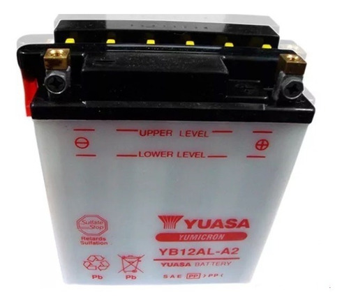 Bateria Yuasa Yb12al A2 Sin Acido Virago 535 Solo Fas Motos