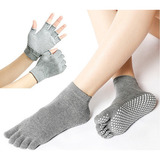 Calcetines Y Guantes Para Yoga Antideslizantes 2juegos