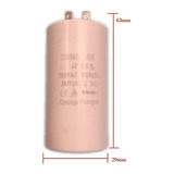 Capacitor Condensador Redondo 8mfd 8uf 250v Sin Cable Bomba