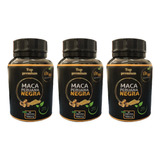 Kit C/3 Maca Peruana Negra Cresce Bumbum Peito Coxas 90 Cap 