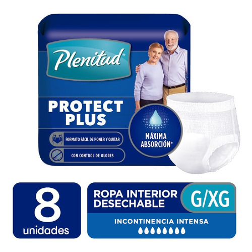 Pañal Plenitud Protect Plus G/xg - Unidad a $530