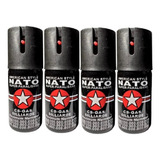 Spray De Pimenta Kit 04 X 40ml Nato Black Frete Grátis!!