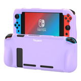 Funda Y Protector De Pantalla Para Nintendo Switch -purpura
